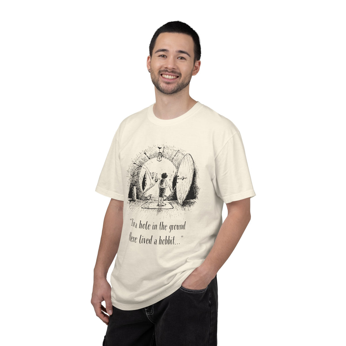 In a Hole in the Ground There Lived a Hobbit - The Lord of The Rings T-shirt