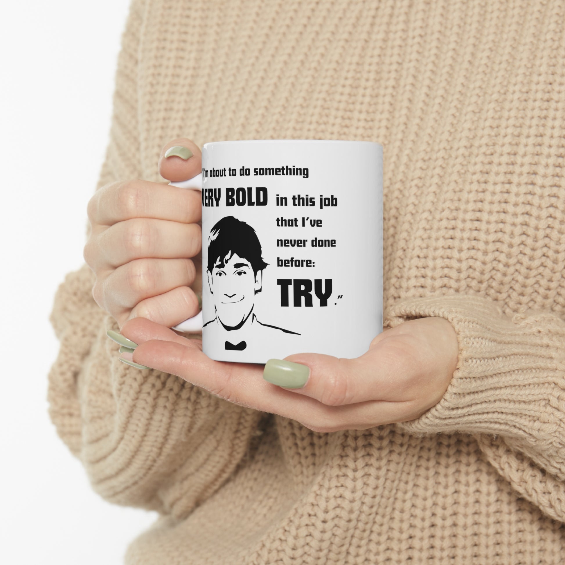 jim halpert quote coffee mug