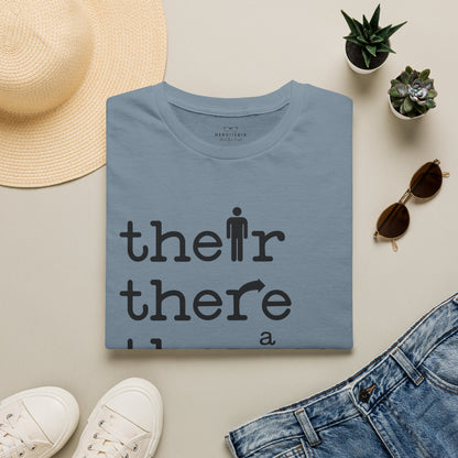 Their, There, They're Softstyle T-Shirt - Nerd Stuff