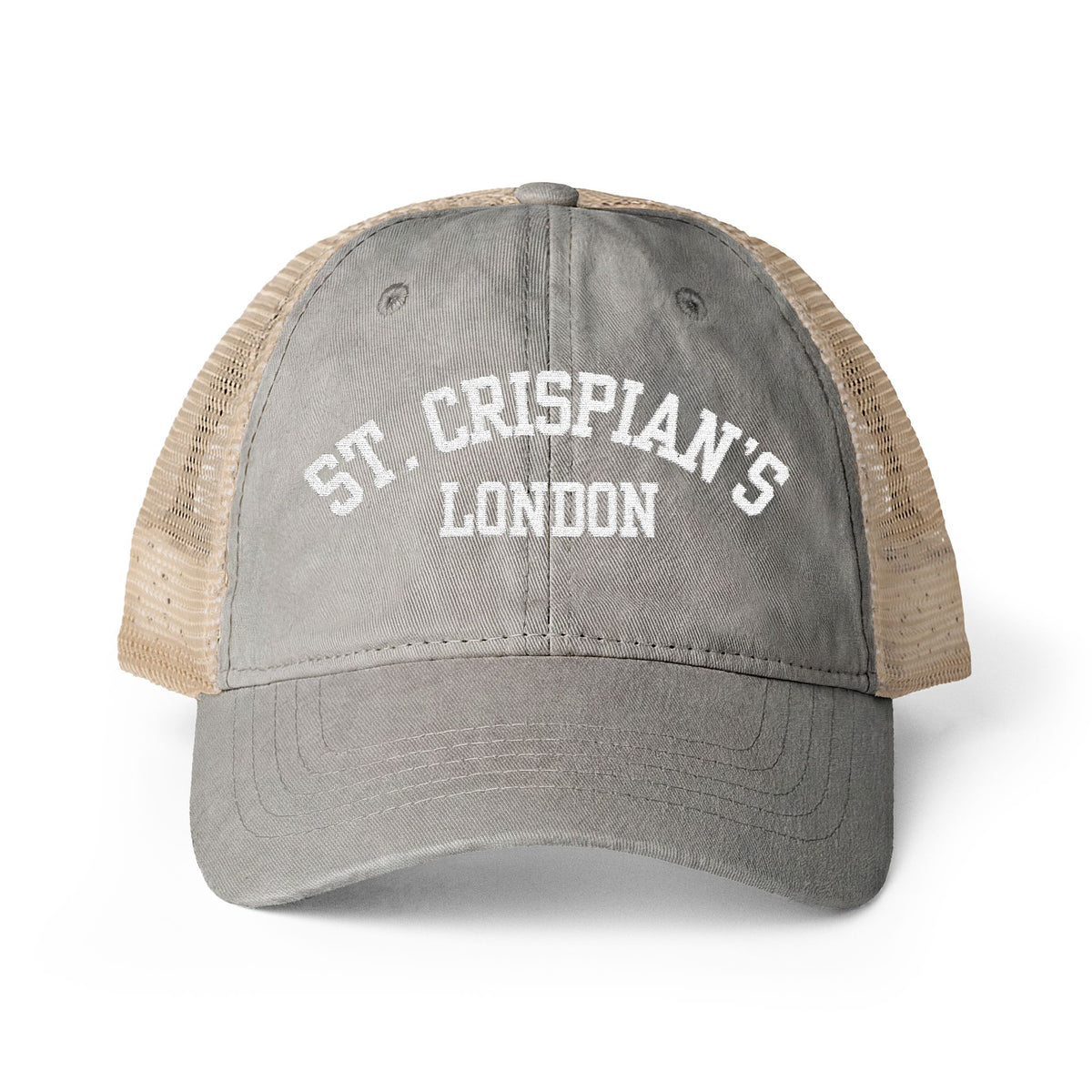 St. Crispian's Women's Washed Mesh-Back Cap - Emma M Lion Hat