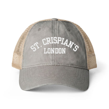 St. Crispian's Women's Washed Mesh-Back Cap - Emma M Lion Hat