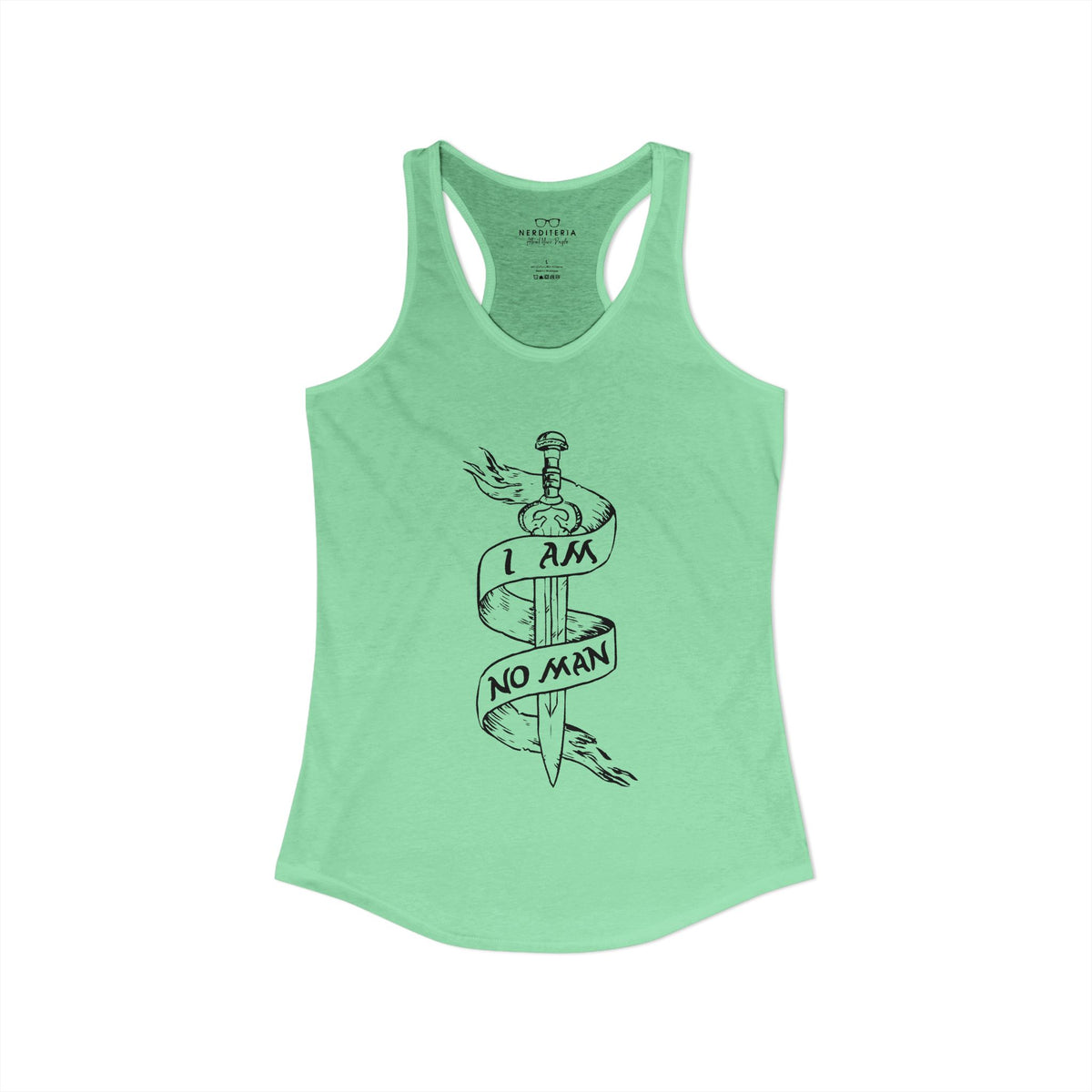I Am No Man Women's Racerback Tank Top - Lord of the Rings