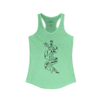I Am No Man Women's Racerback Tank Top - Lord of the Rings