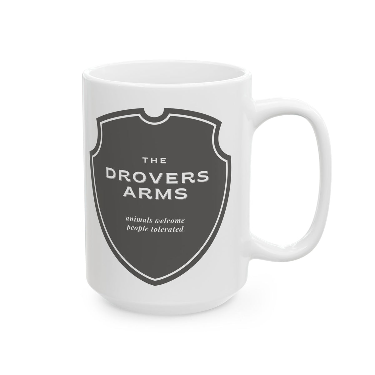 The Drovers Arms (Gray) - All Creatures Great and Small Coffee Mug