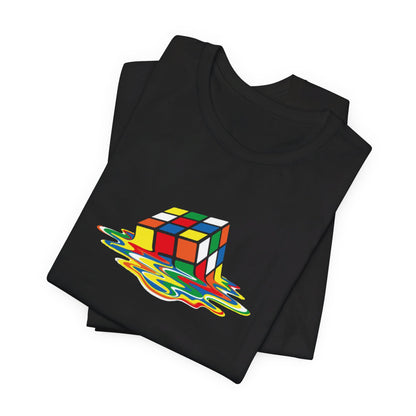 Melting Puzzle Cube - Big Bang Theory T-shirt