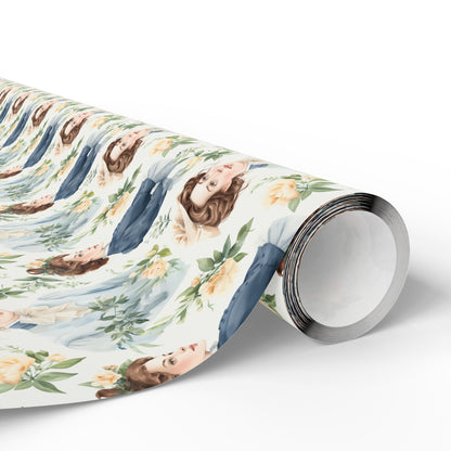 Emma M Lion Gift Wrap - Book Lovers