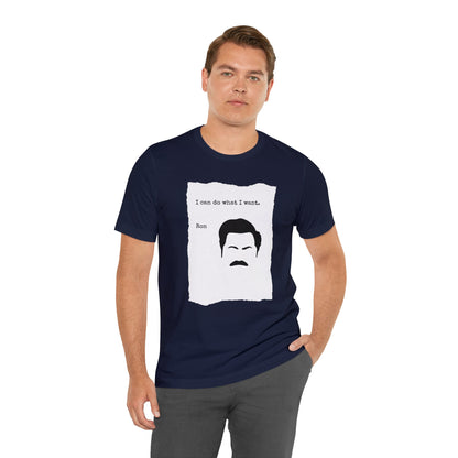 Ron Swanson Permit T-shirt - Parks & Rec