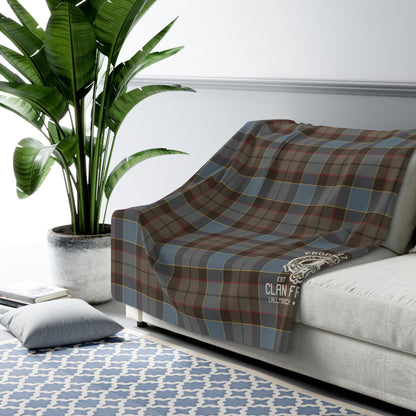 Fraser Tartan Sherpa Fleece – Outlander Blanket