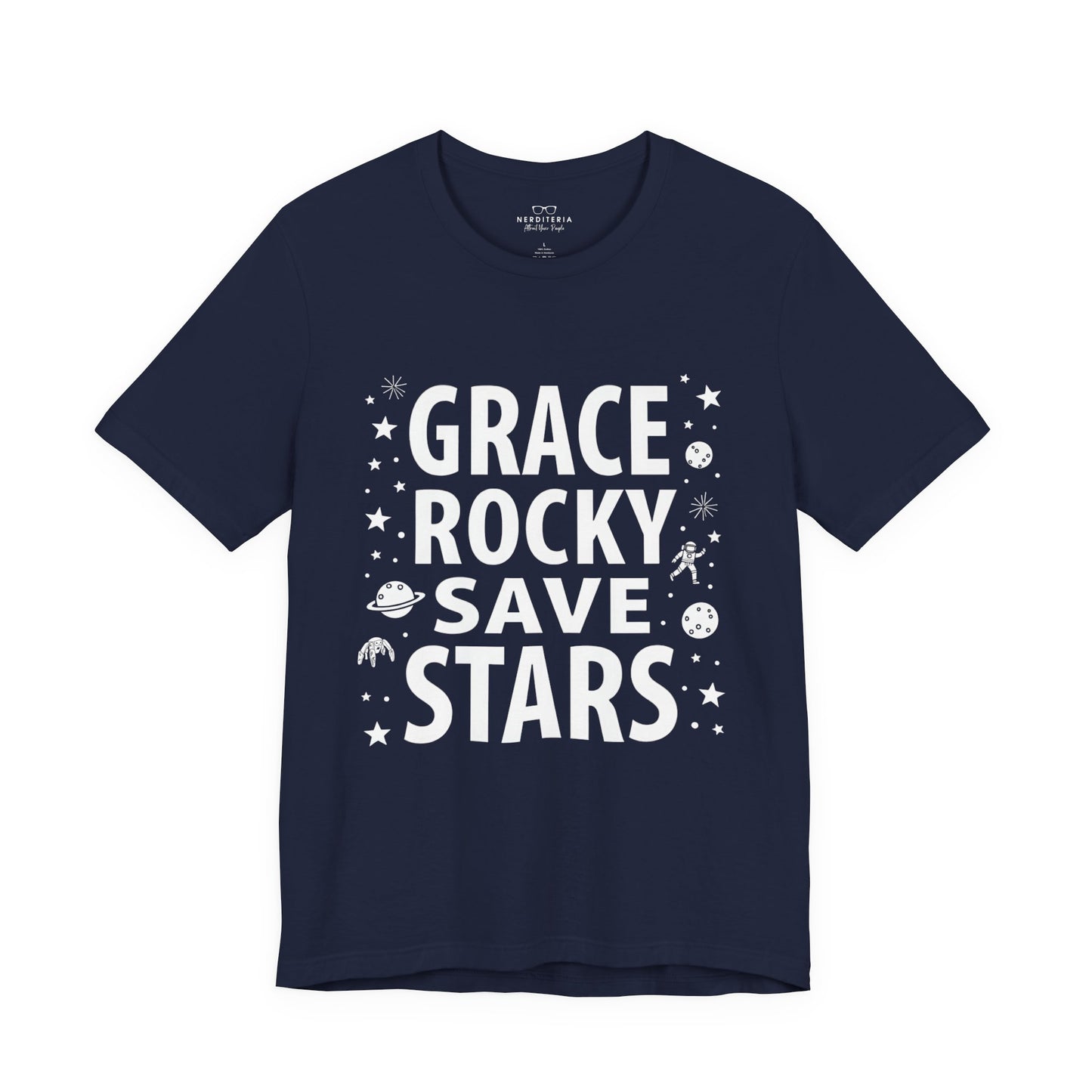 Grace Rocky Save Stars - Project Hail Mary T-Shirt