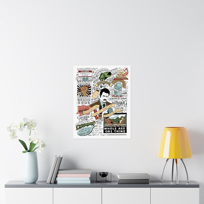 Ron Swanson Quotes - Parks & Rec Poster