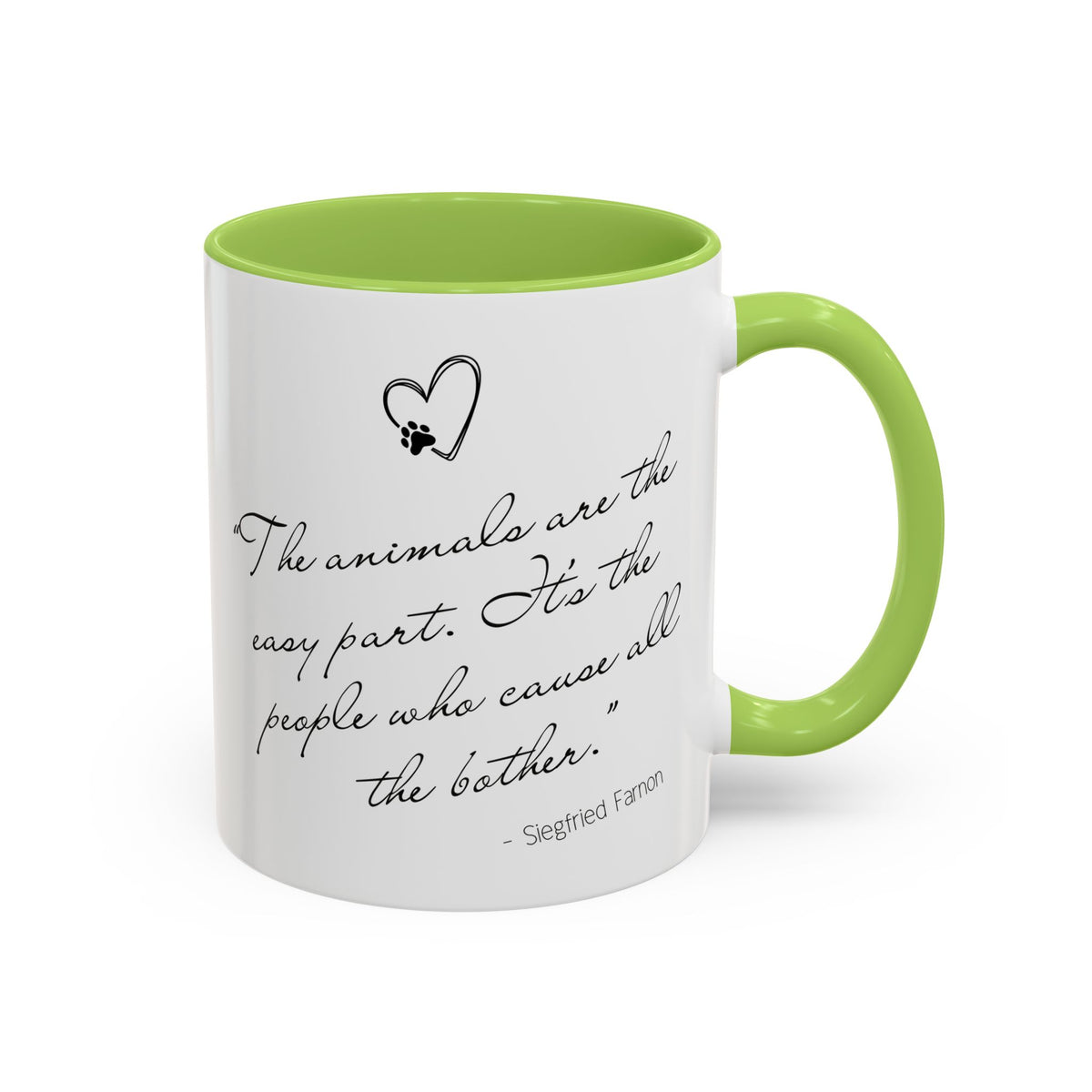 Animals Are The Easy Part - All Creatures Great and Small Coffee Mug