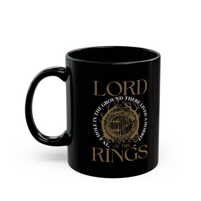 Lord of the Rings Black Coffee Mug