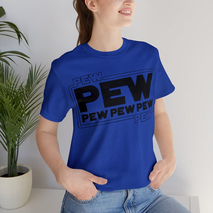 pew pew star wars tshirt