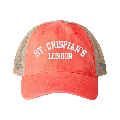 St. Crispian's Women's Washed Mesh-Back Cap - Emma M Lion Hat
