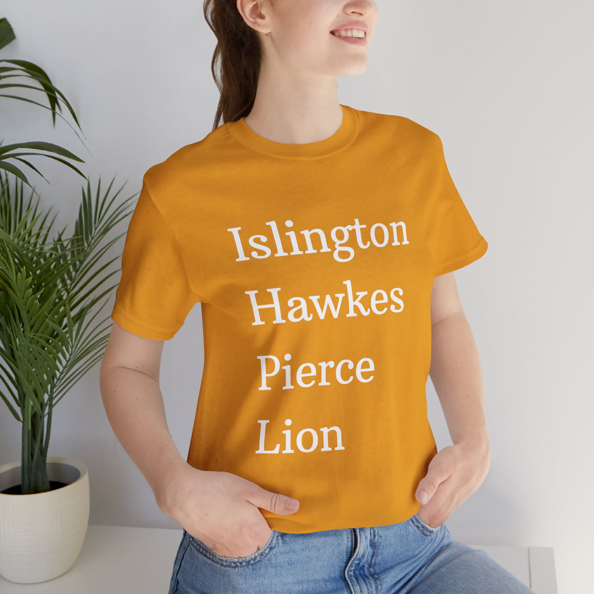 Islington Hawkes Pierce Lion (no &) Bella Canvas - Emma M Lion Shirt