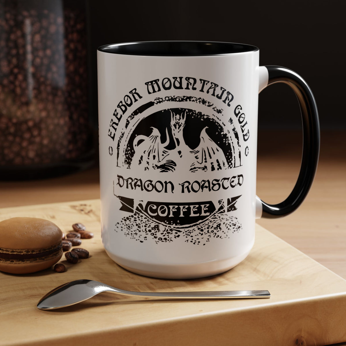 Erebor Mountain Dragon Roasted - The Hobbit Coffee Mug
