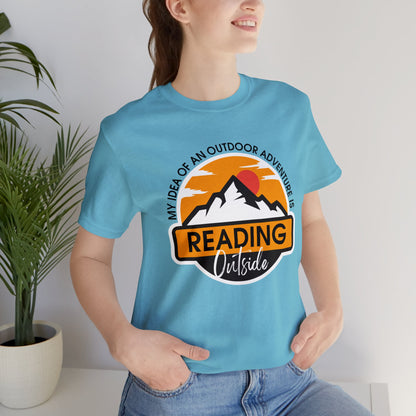 Reading Outside T-shirt - Book Lovers
