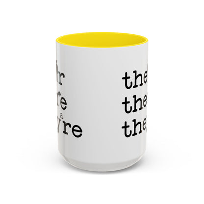Their, There, They're Coffee Mug