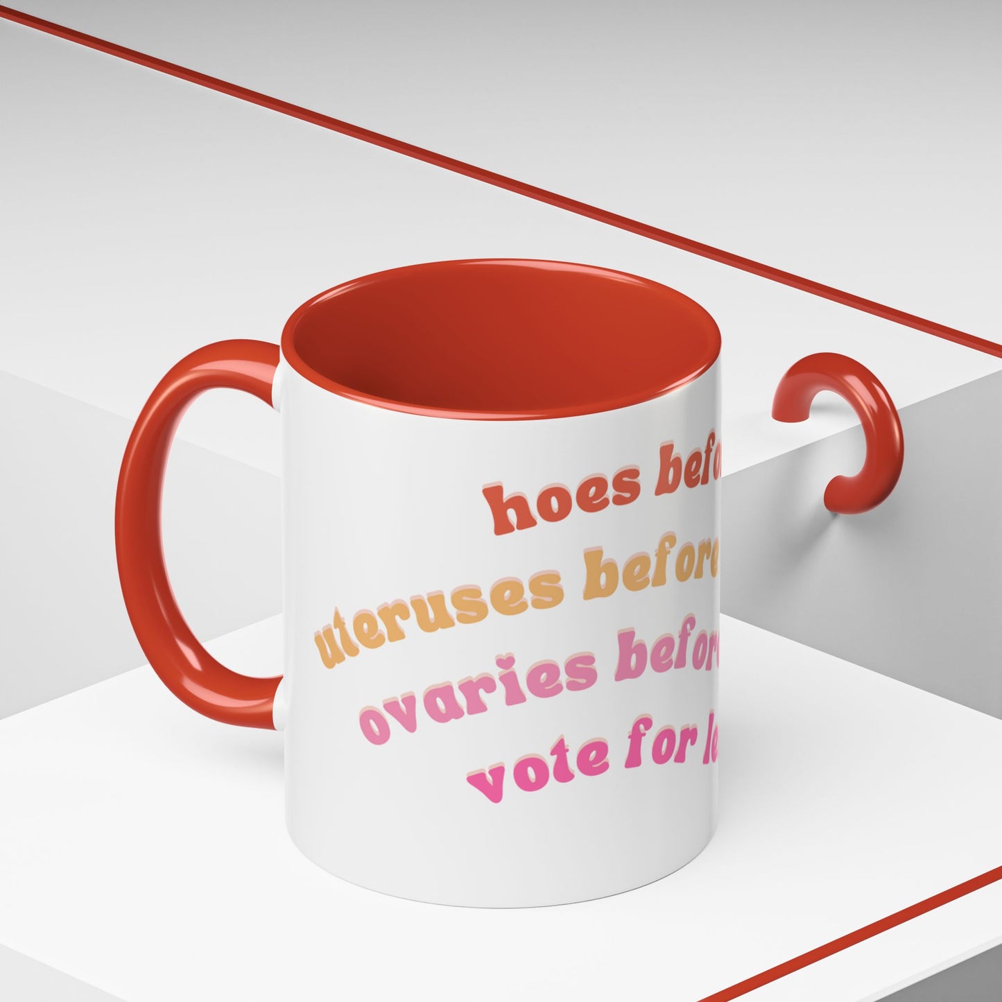 'Bros Before Hoes' Galentines - Parks and Rec Coffee Mug