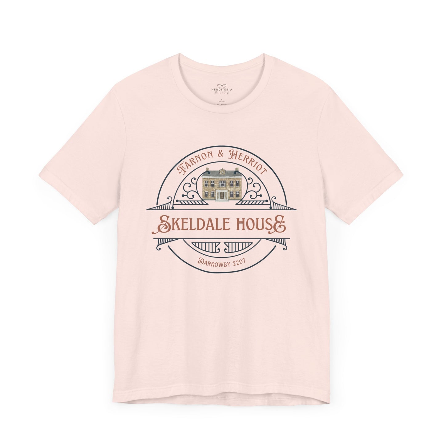 Skeldale House T-shirt with Character Names on Back - All Creatures Great and Small