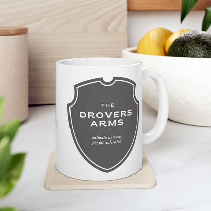 The Drovers Arms (Gray) - All Creatures Great and Small Coffee Mug