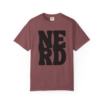 Block Letters Oversized Unisex - Nerd T-shirt