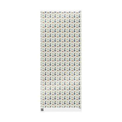 Emma M Lion Gift Wrap - Book Lovers