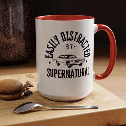 Easily Distracted by Supernatural Coffee Mug
