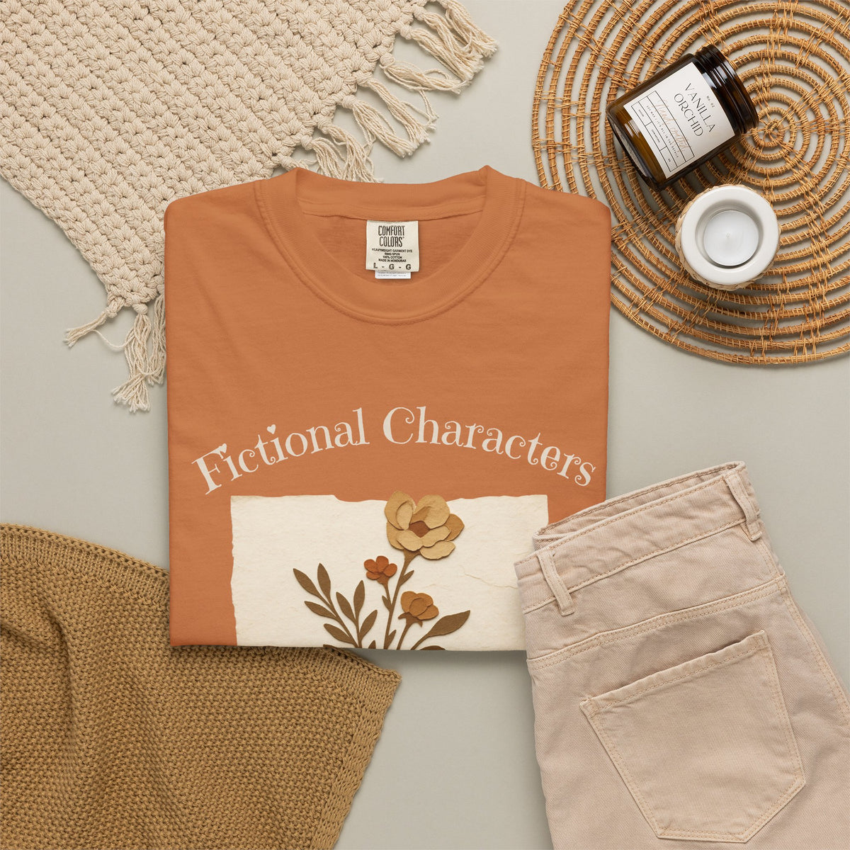Fictional Characters Real Feelings - Book Lovers T-shirt