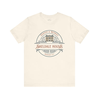 Skeldale House T-shirt with Character Names on Back - All Creatures Great and Small
