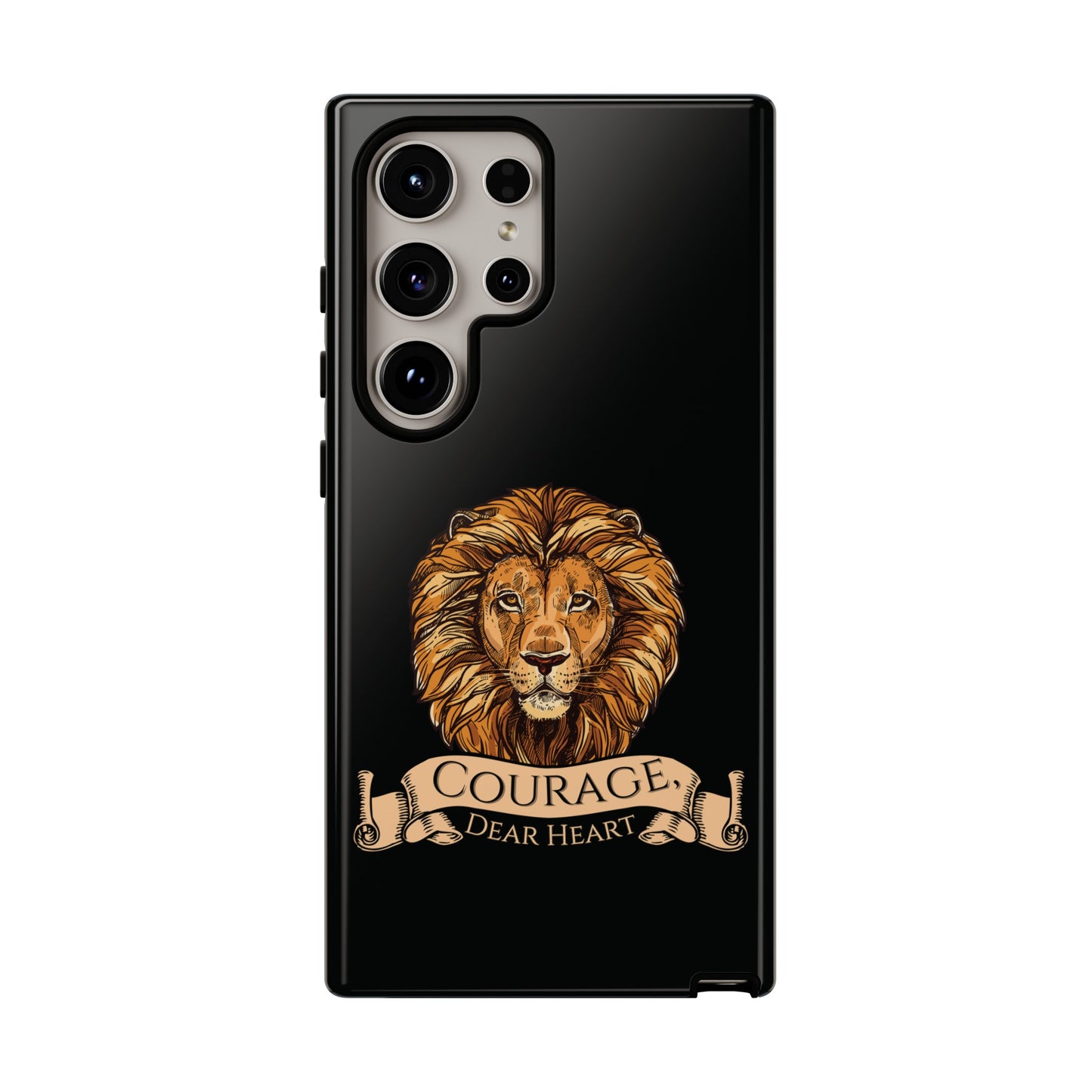 Aslan Courage Dear Heart Phone Case - Book Lovers