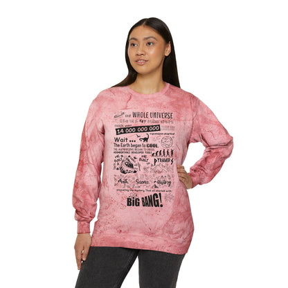 Big Bang Theory Theme Song Tie Dye Sweatshirt - Big Bang Theory