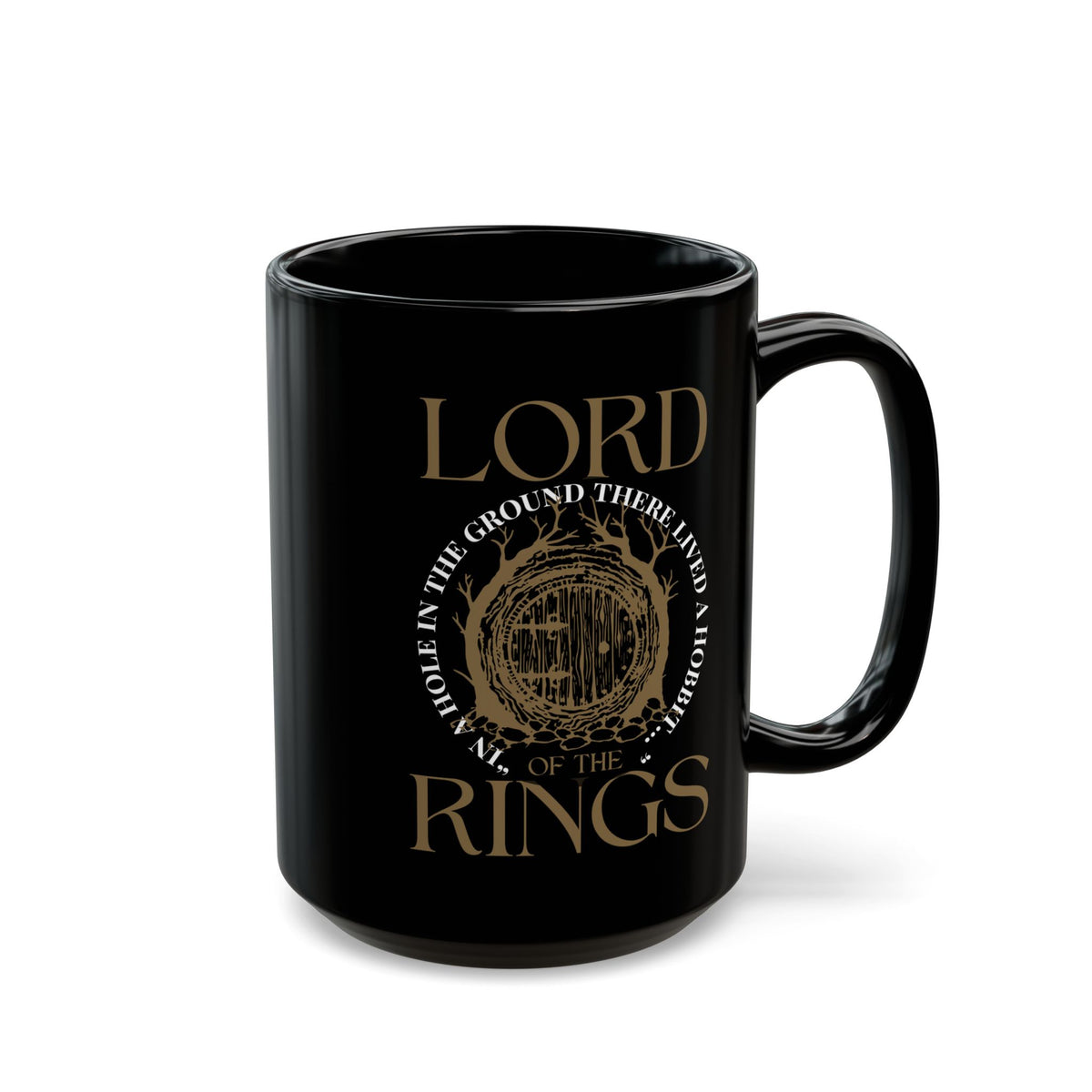 Lord of the Rings Black Coffee Mug