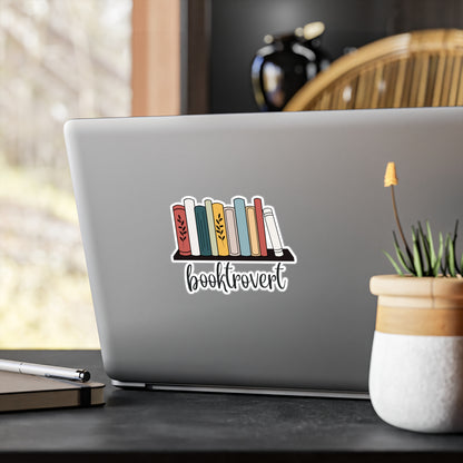 Booktrovert Vinyl Decal - Book Lovers Sticker