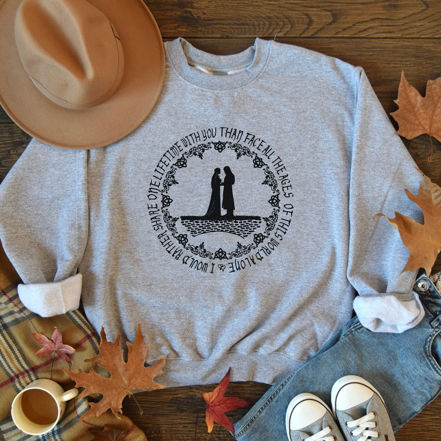 Aragorn and Arwen - Lord of The Rings Sweatshirt