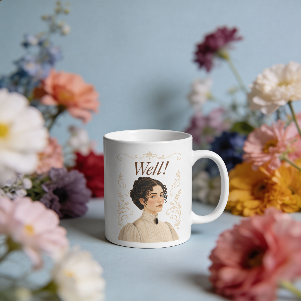 Well! - Emma M Lion Coffee Mug