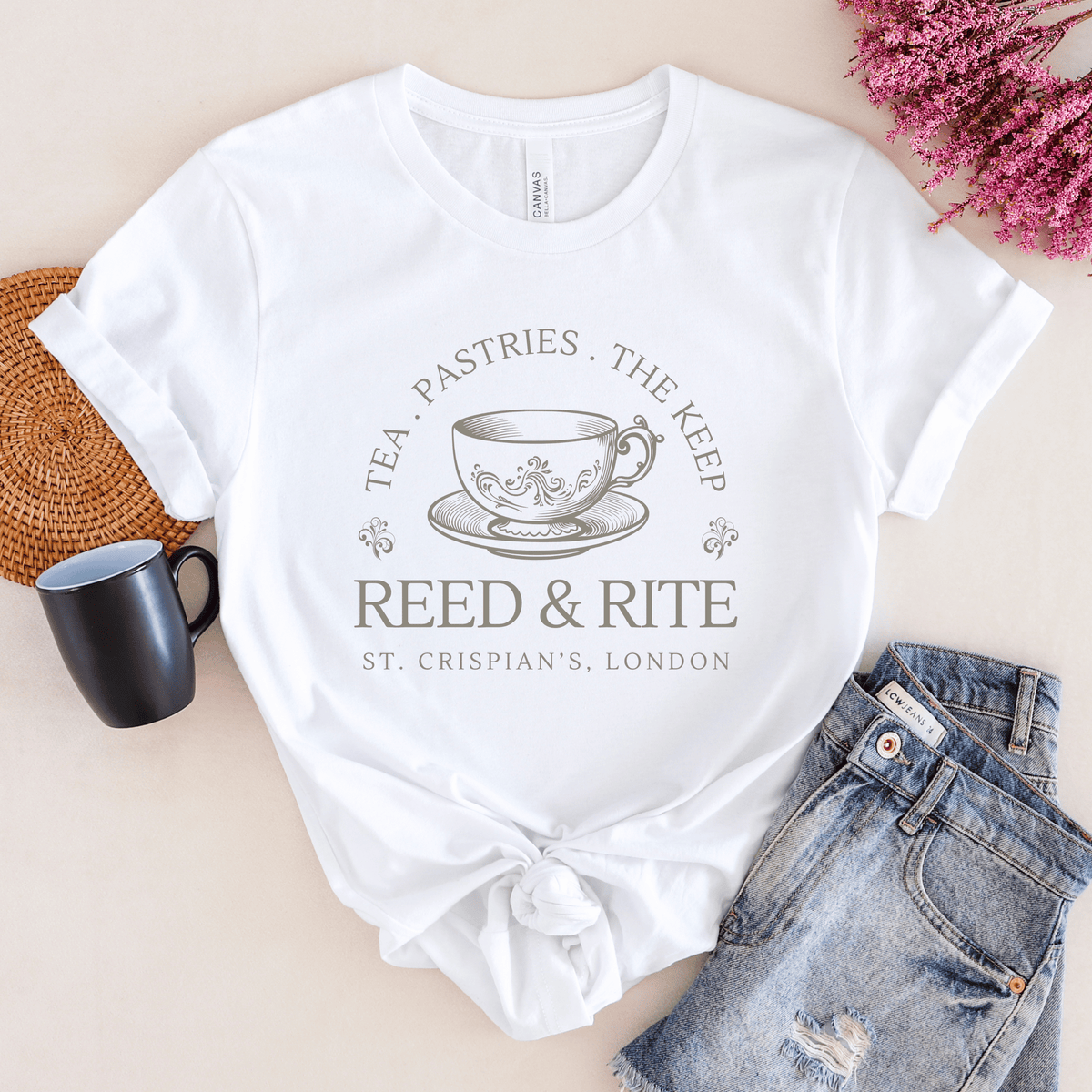 Reed & Rite Tea Shop - Emma M Lion T-Shirt