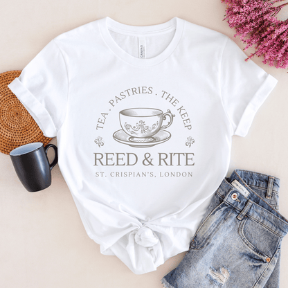 Reed & Rite Tea Shop - Emma M Lion T-Shirt