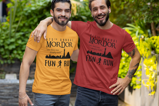 Mordor Fun Run Unisex Short Sleeve Tee - The Lord of the Rings
