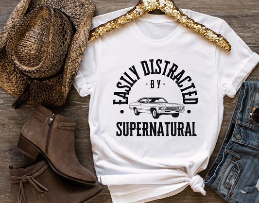 Easily Distracted By Supernatural - Supernatural T-Shirt