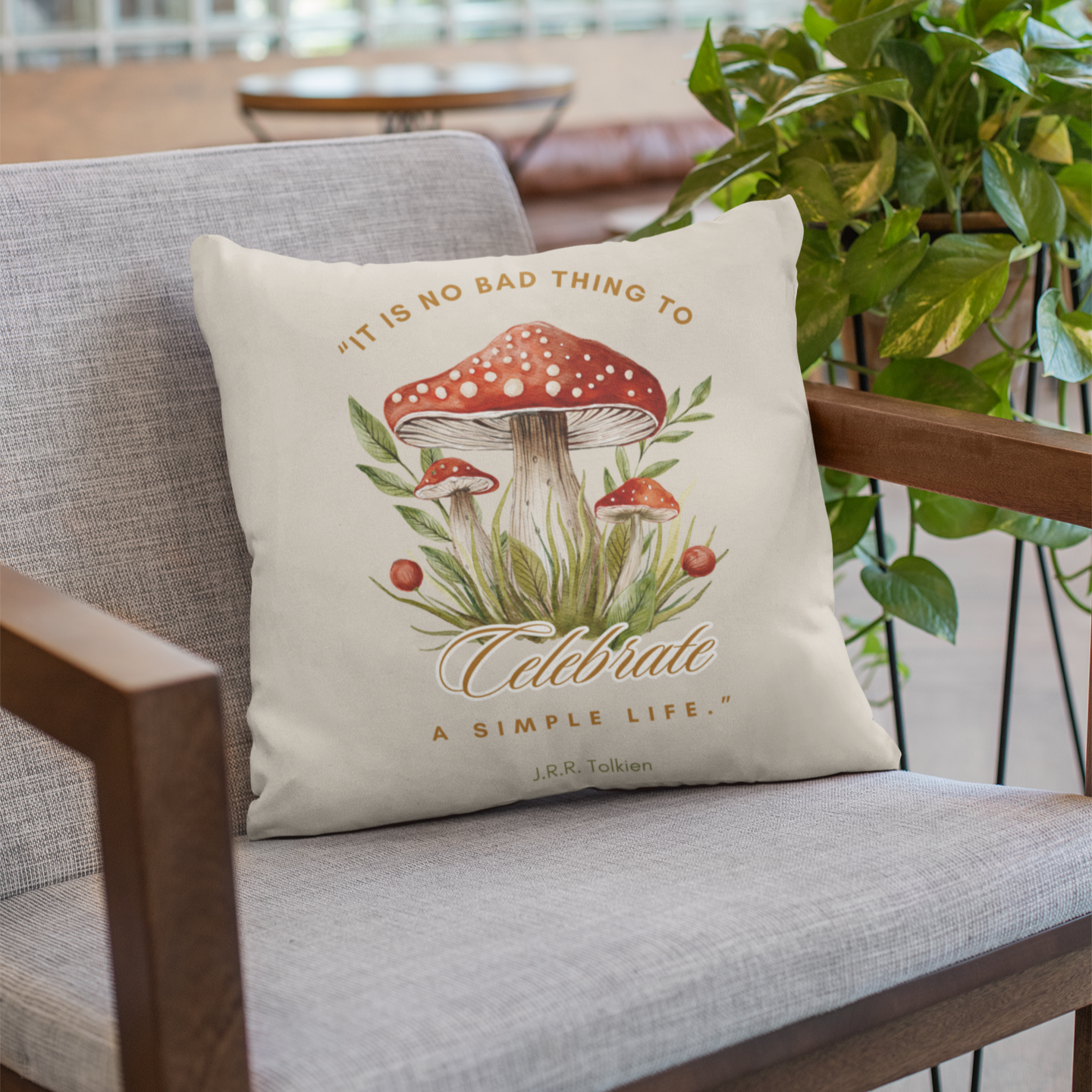 lotr throw pillow