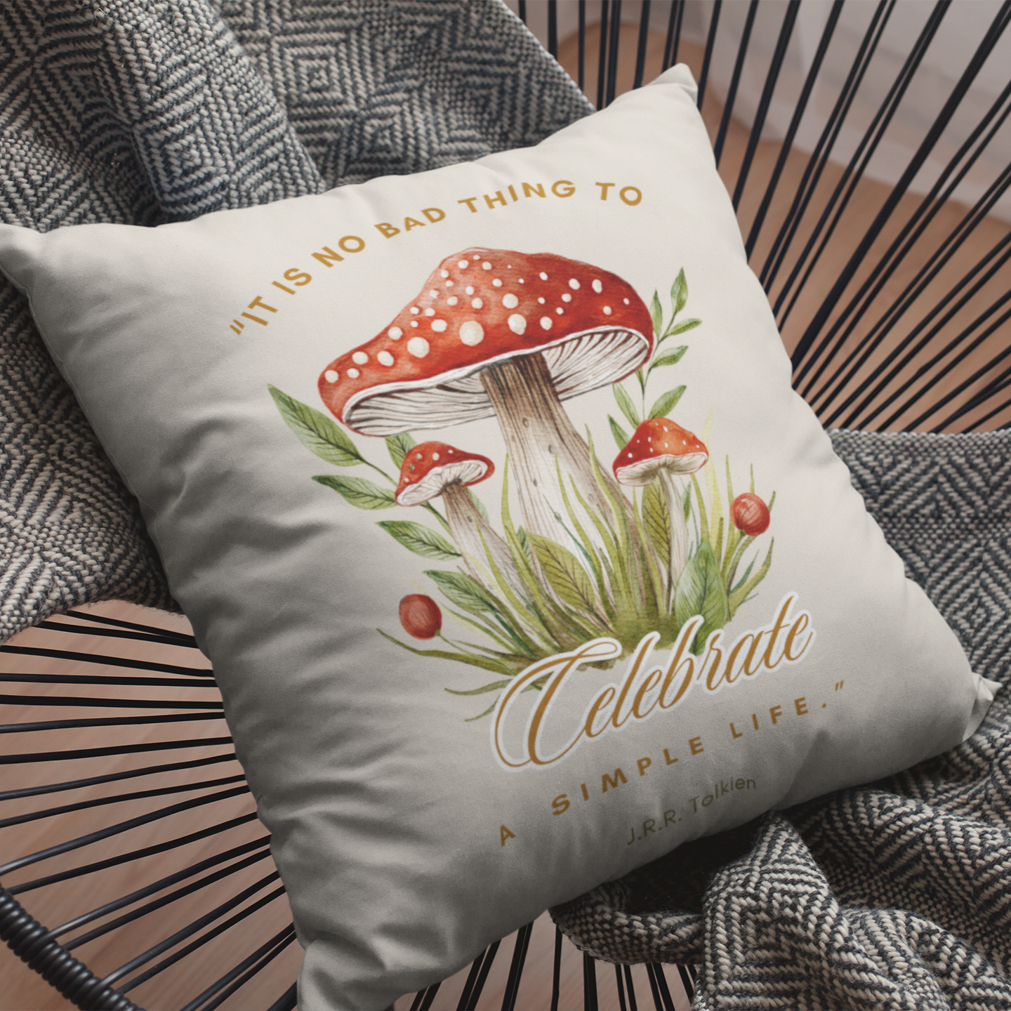 lotr throw pillow