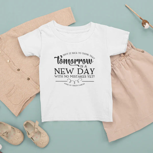 Tomorrow is a New Day - Anne of Green Gables Baby T-shirt