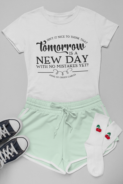 Tomorrow is a New Day Youth T-Shirt - Anne of Green Gables